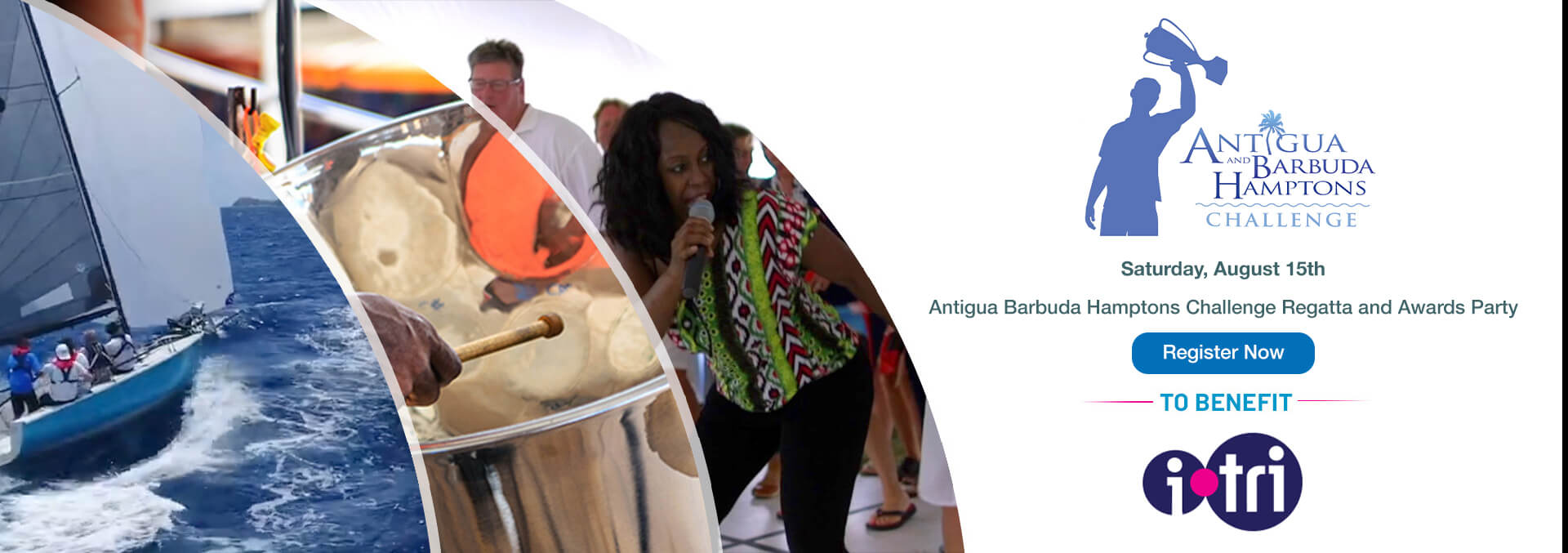 Antigua and Barbuda Hamptons Challenge Regatta and Awards Party to Benefit i-tri, Saturday August 15