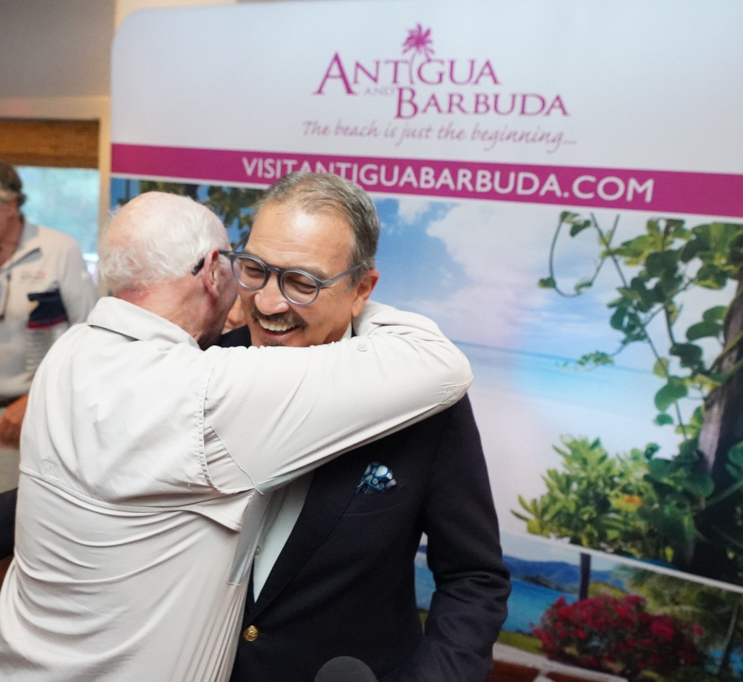 Bill Coster hug